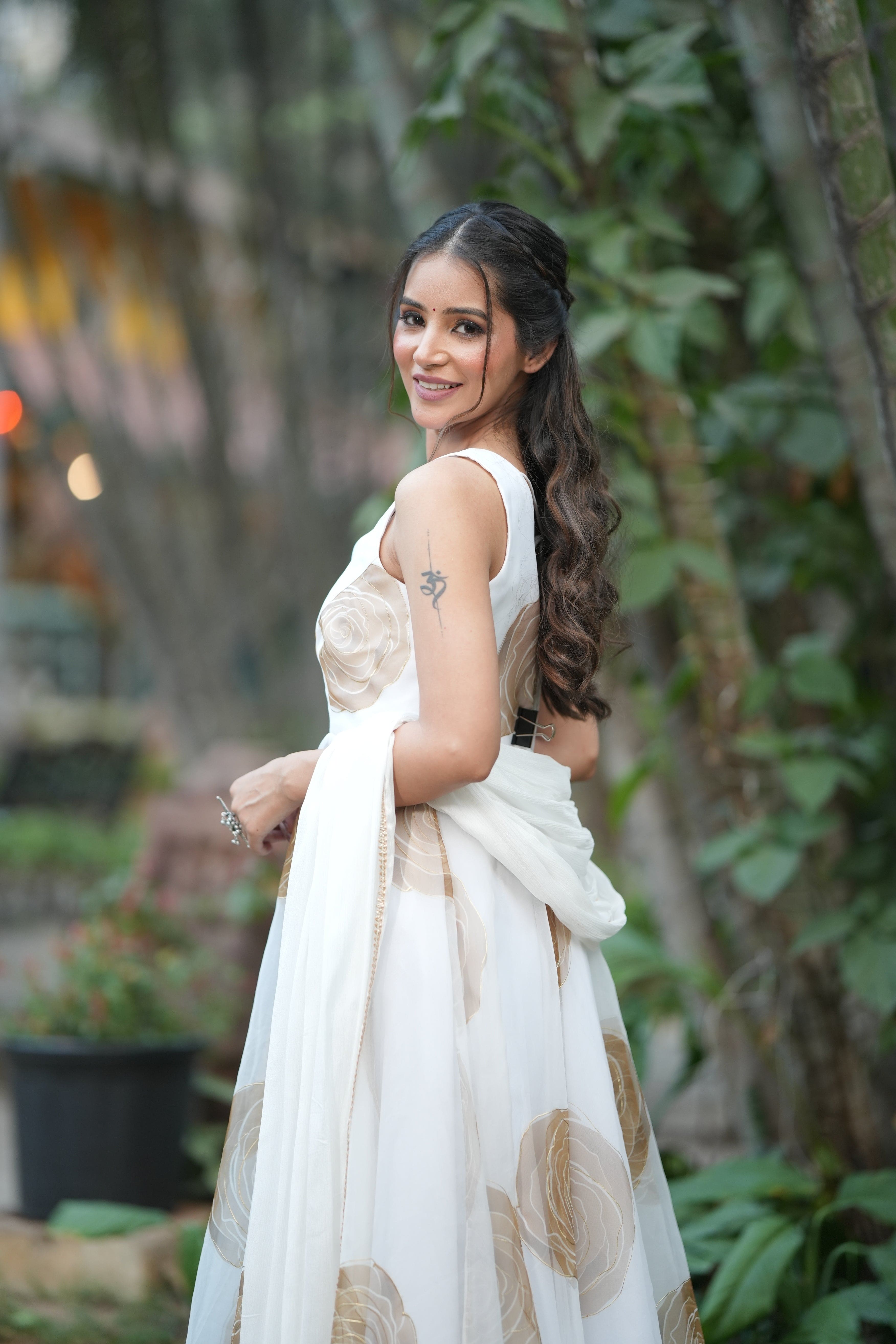 Serene Bloom Sheer Anarkali