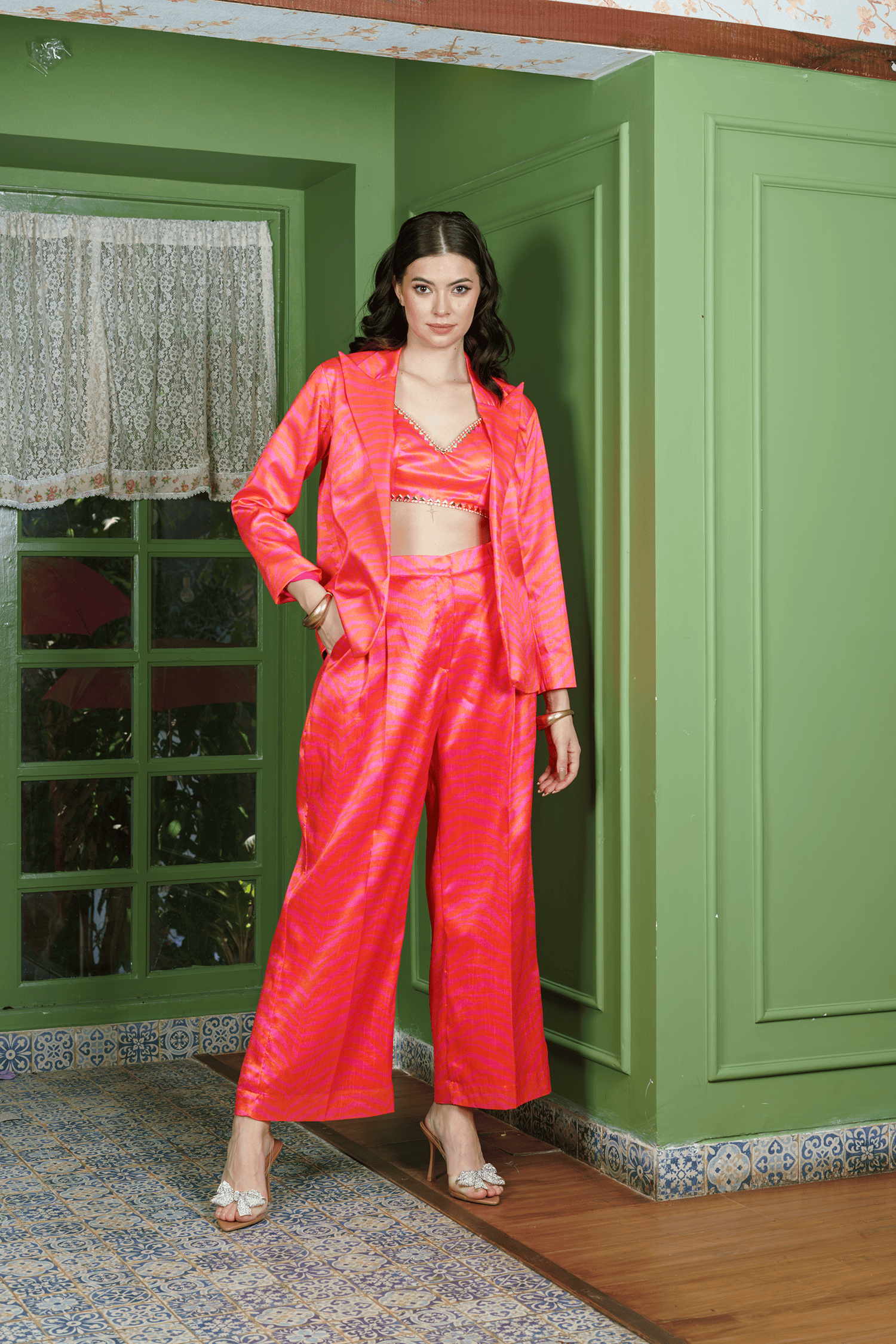 Blush Fierce Power Suit