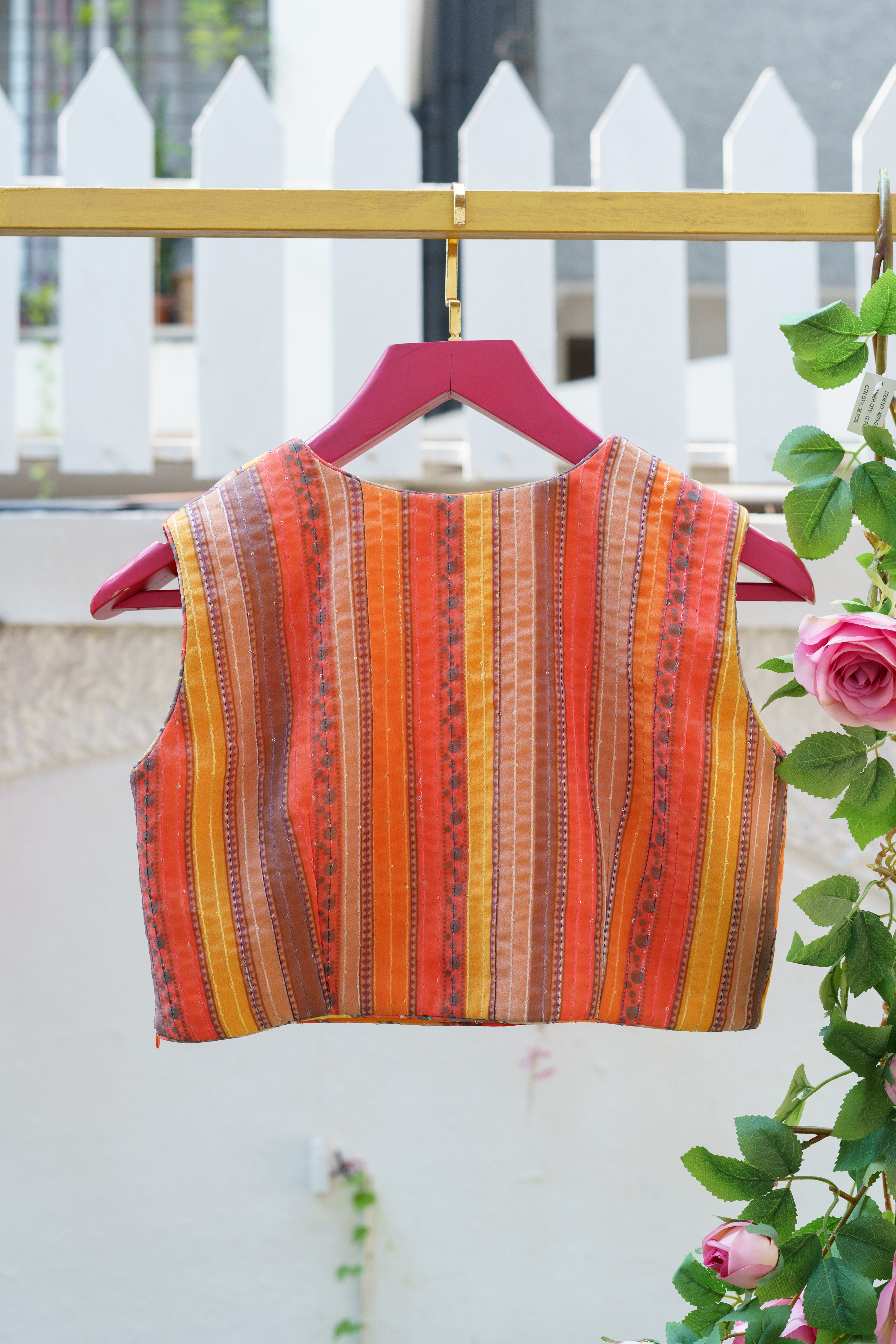 Sunset Spectrum Georgette Blouse