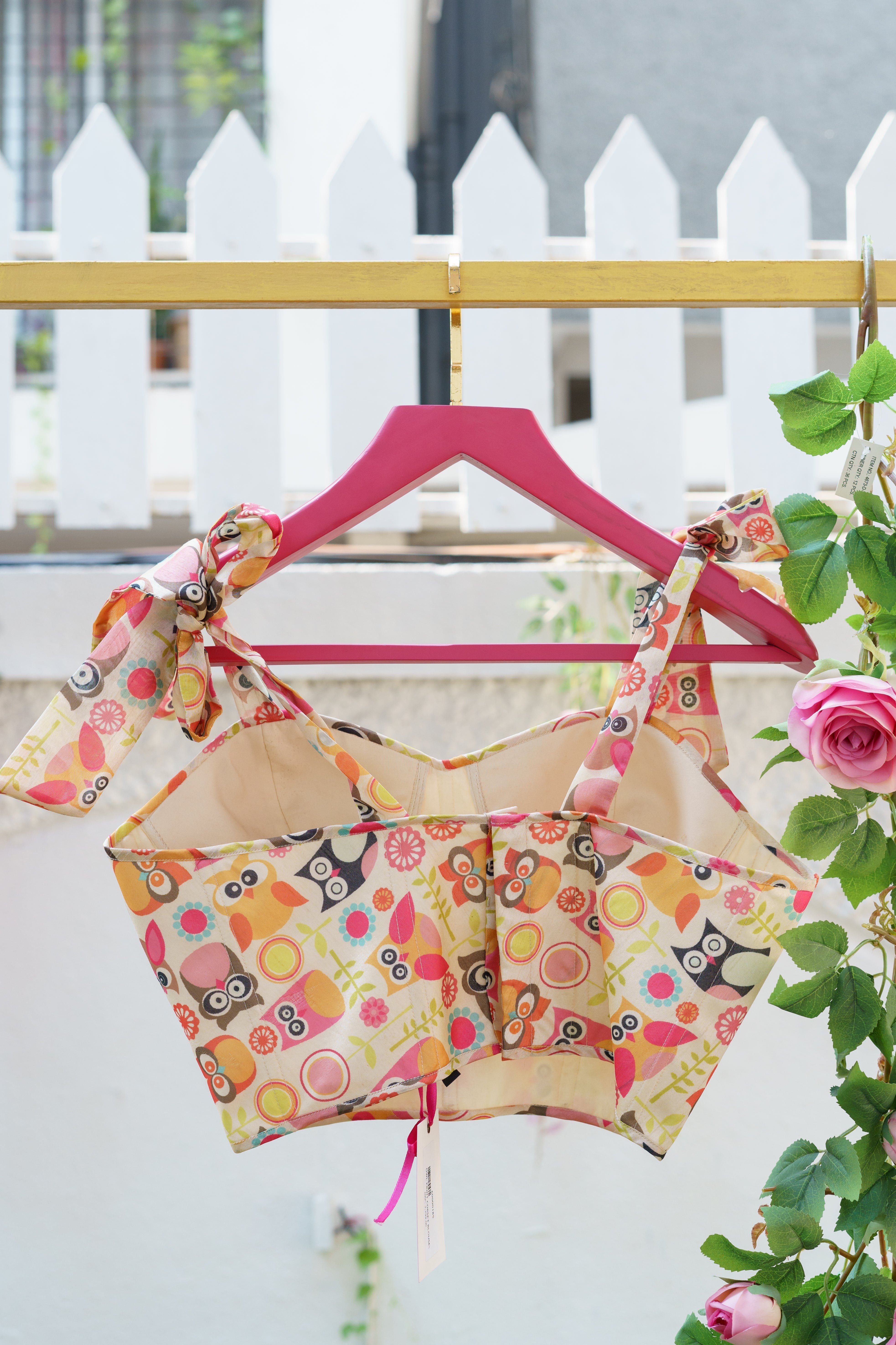 Owl's Enchantment Off-White Blouse