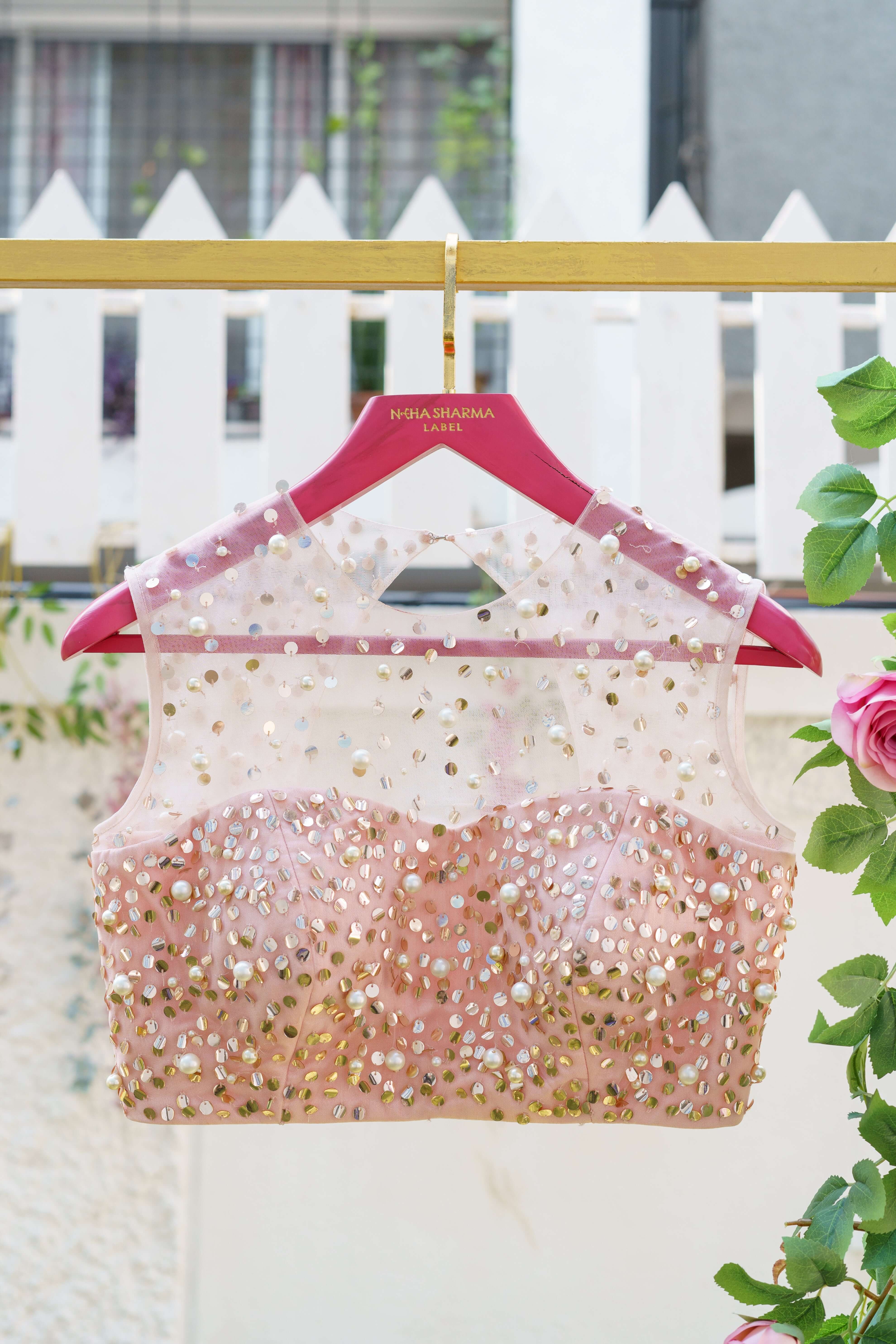 Rose Gold Radiance Blouse