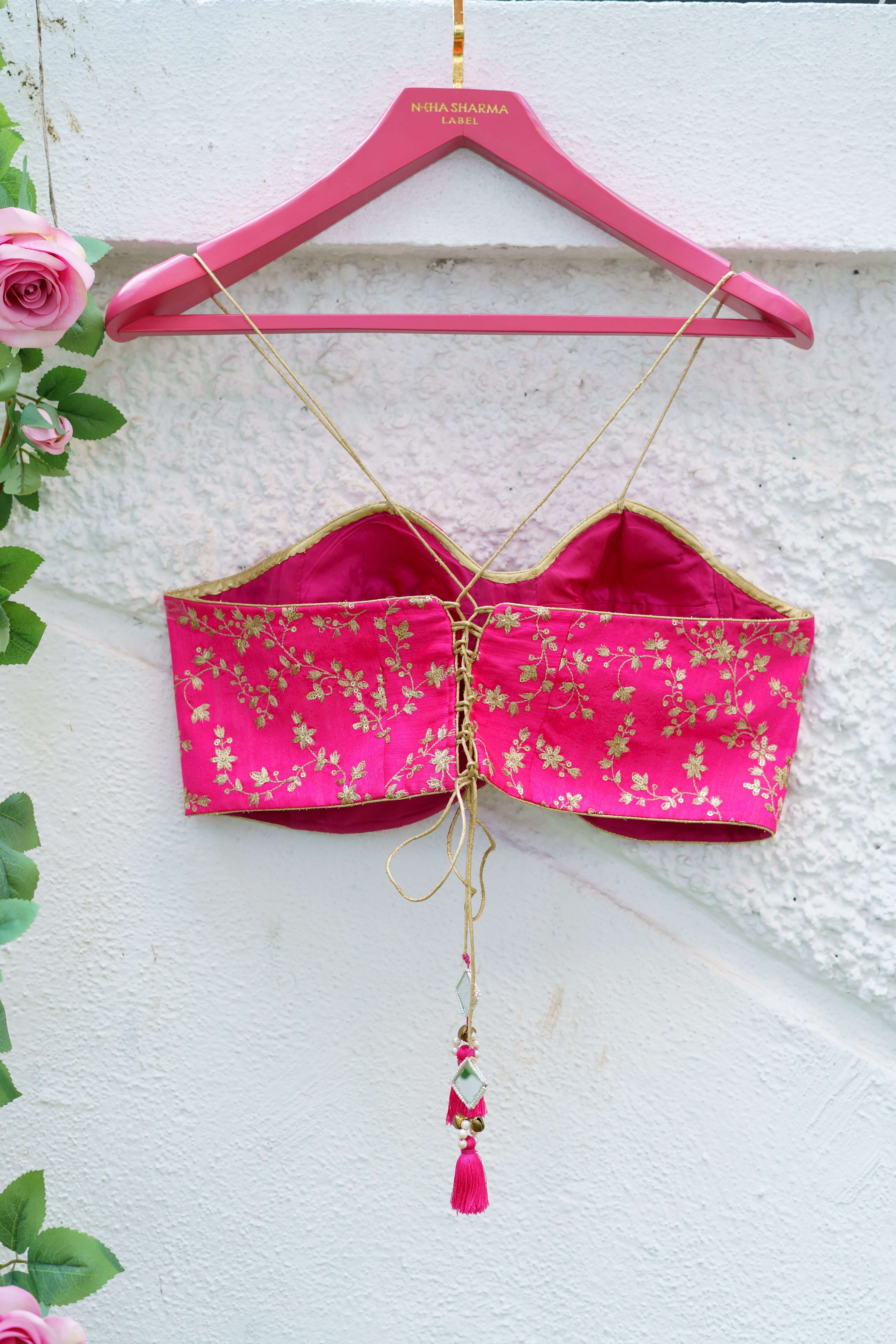 Royal Bloom Brocade Blouse