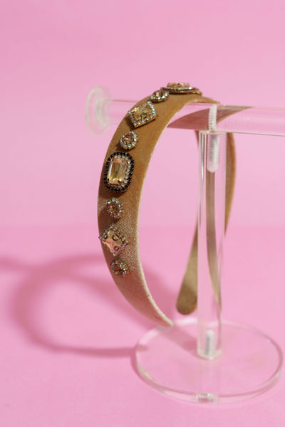 Luxe Velvet Embellished Hairband