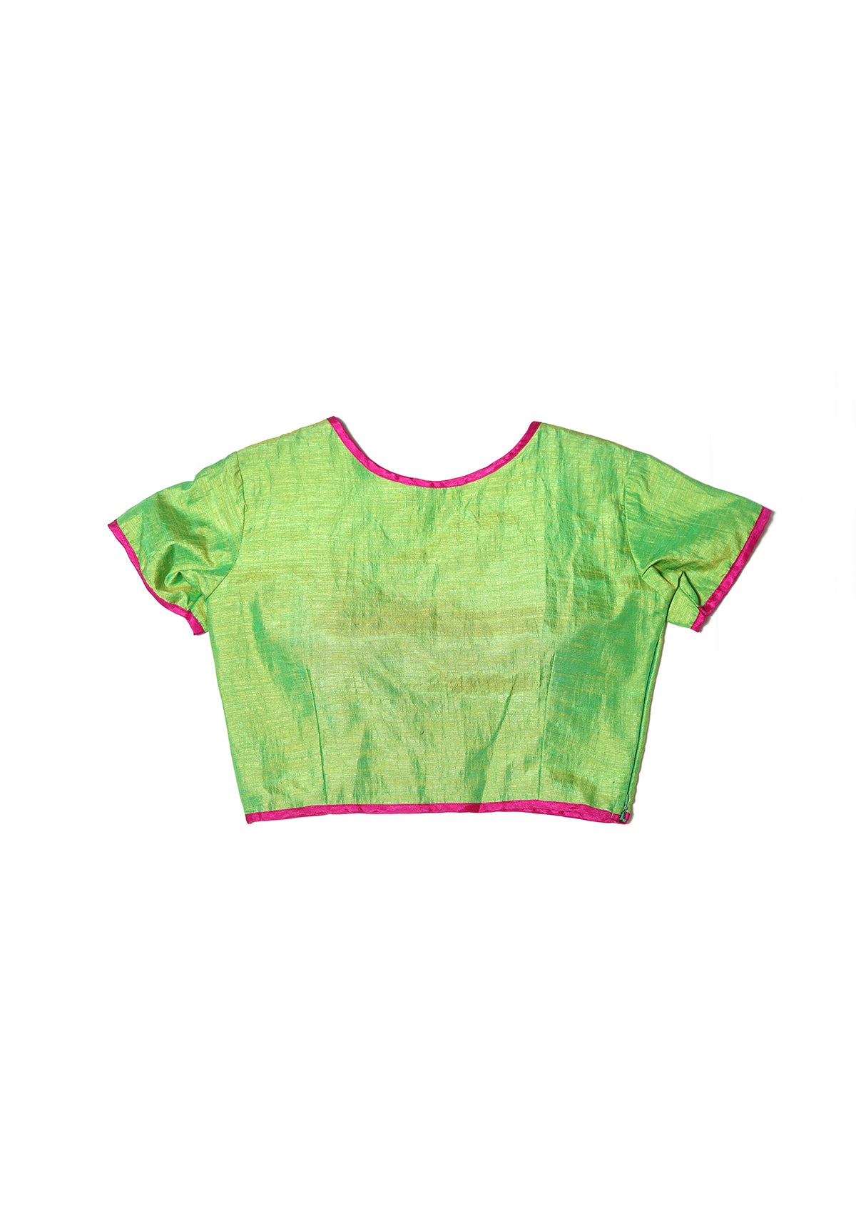 Parrot Green Hand Embroidered Blouse