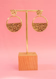 Hallow coin earrings