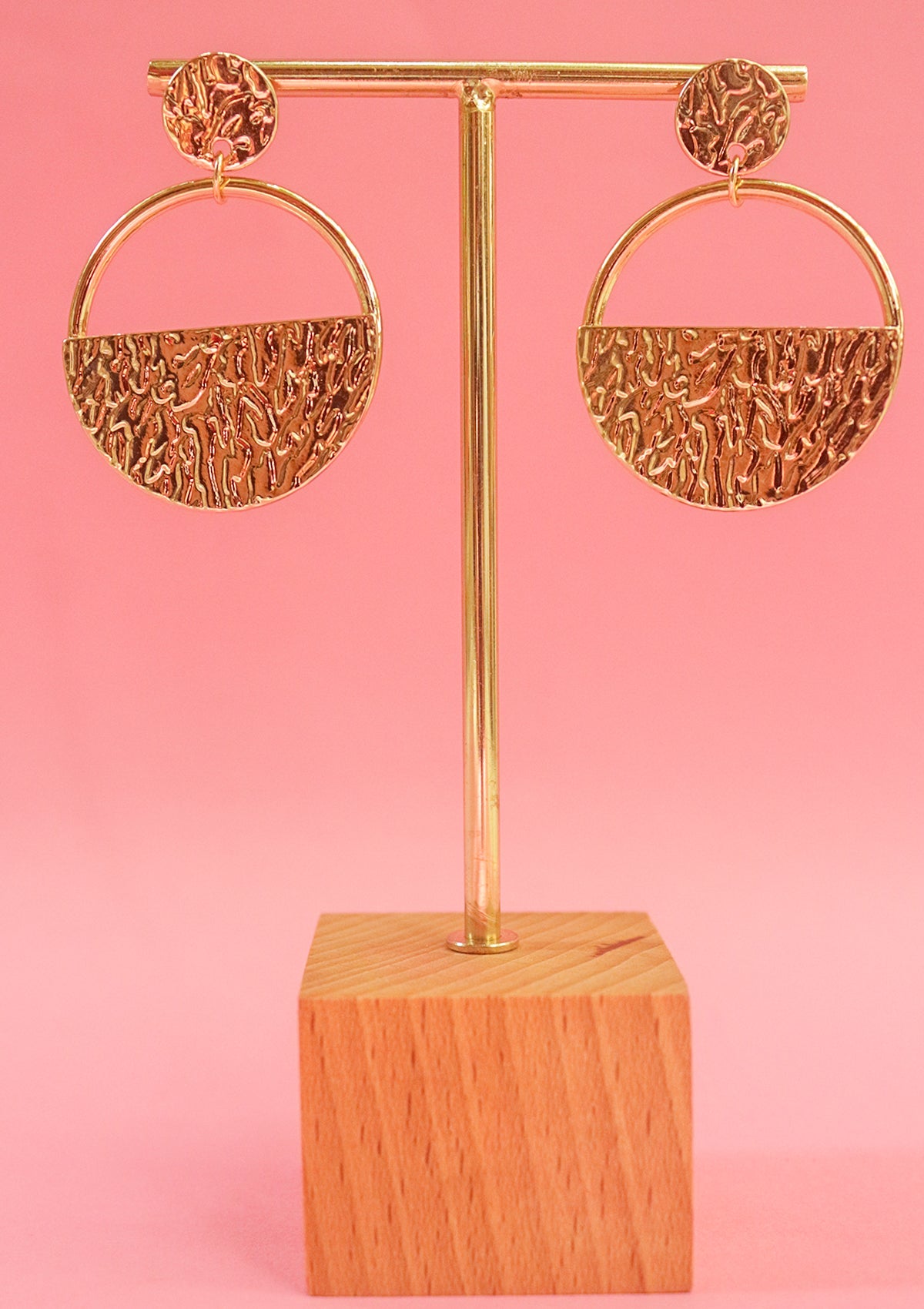 Hallow coin earrings