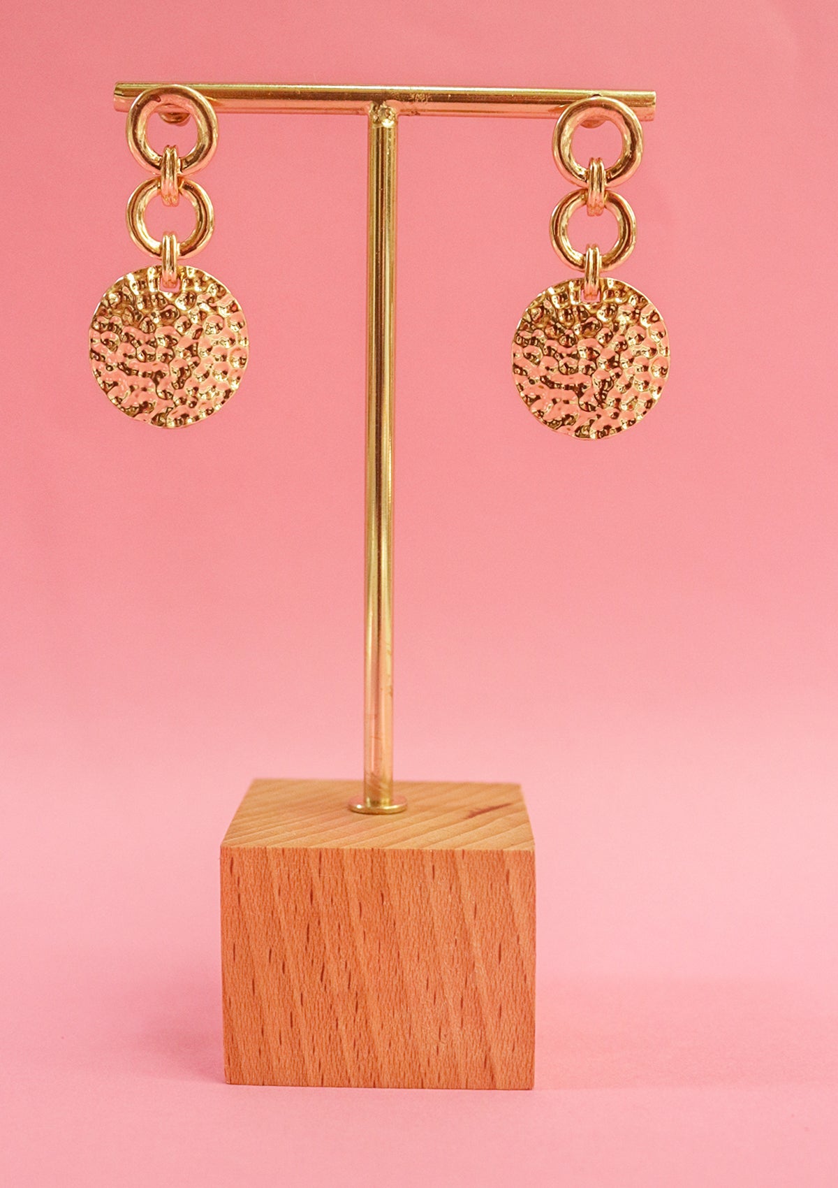 Multi-circle dangle earrings