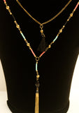 Double-layered boho necklace