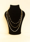 Beaded multilayered necklace