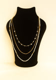 Beaded multilayered necklace