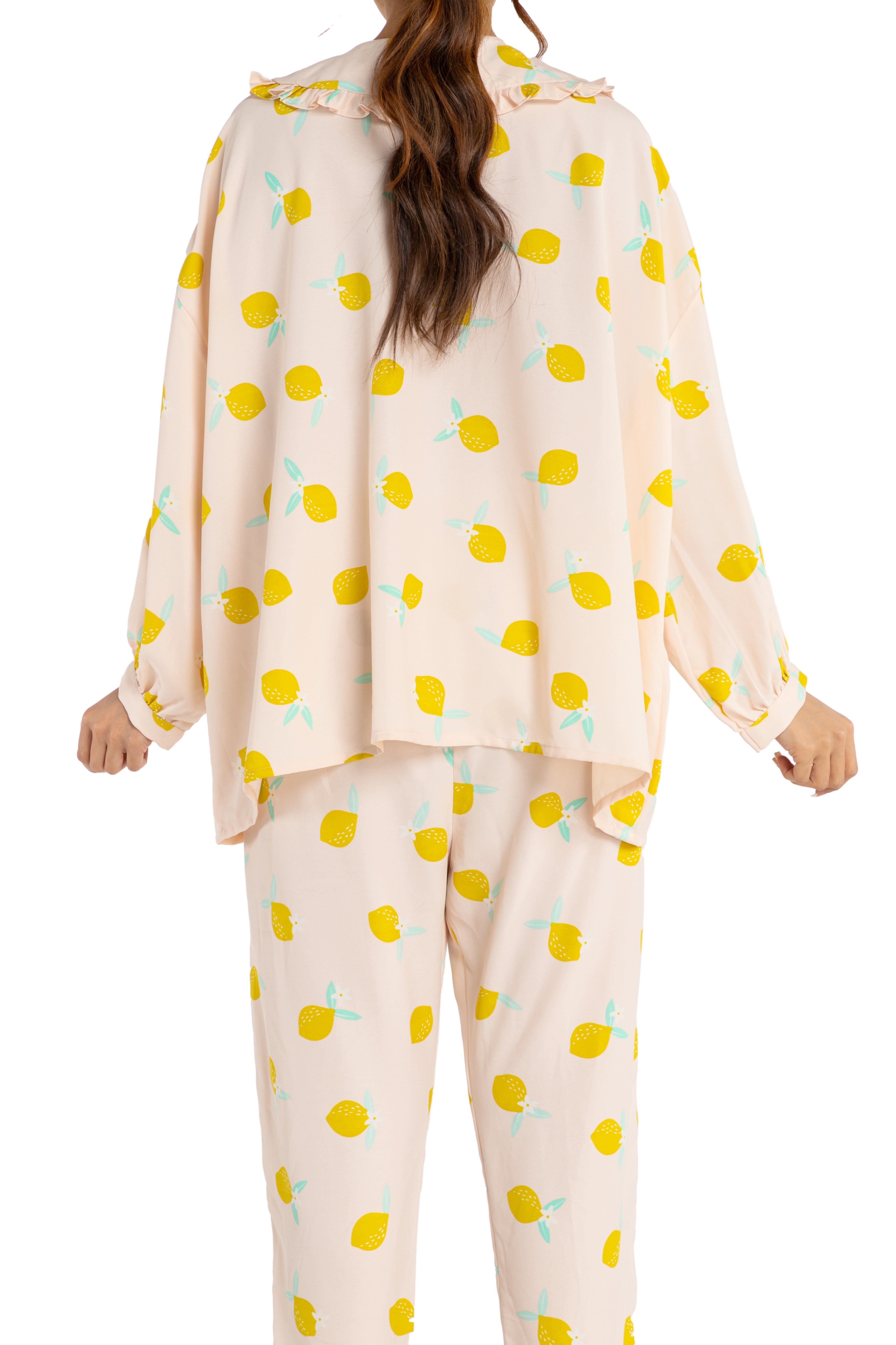 Lemon Print Nightwear Set