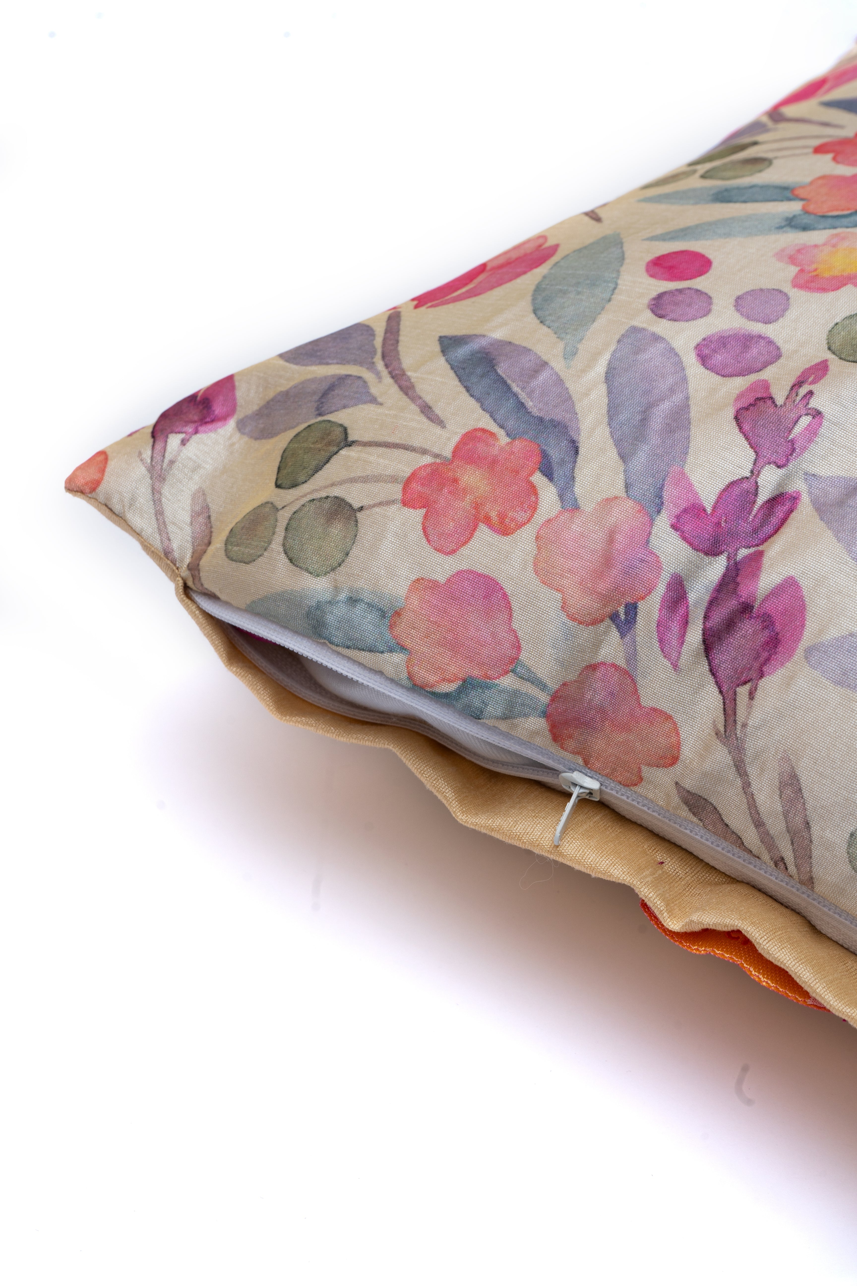 Multicolour Floral Print Cushion Cover