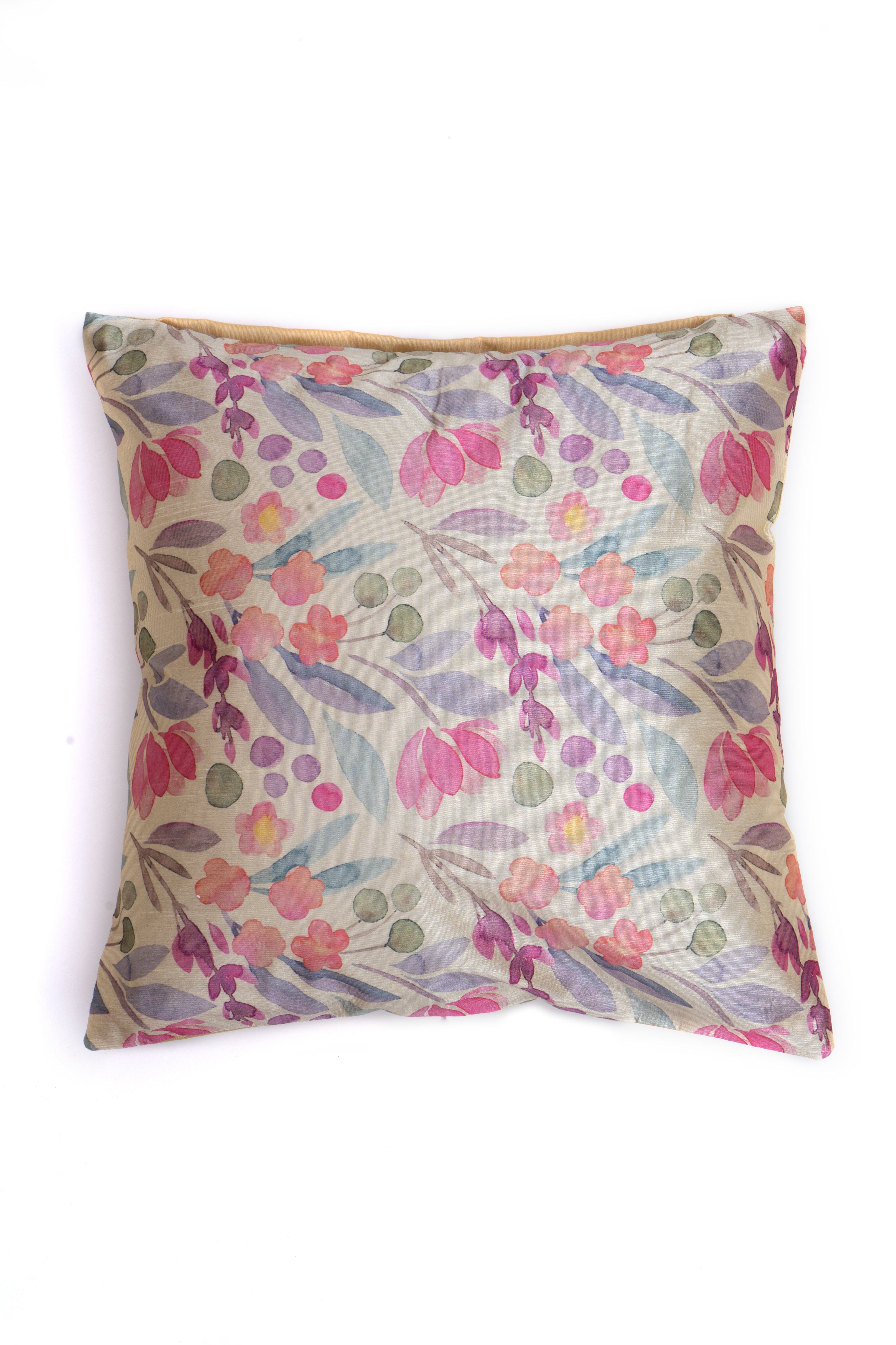 Multicolour Floral Print Cushion Cover