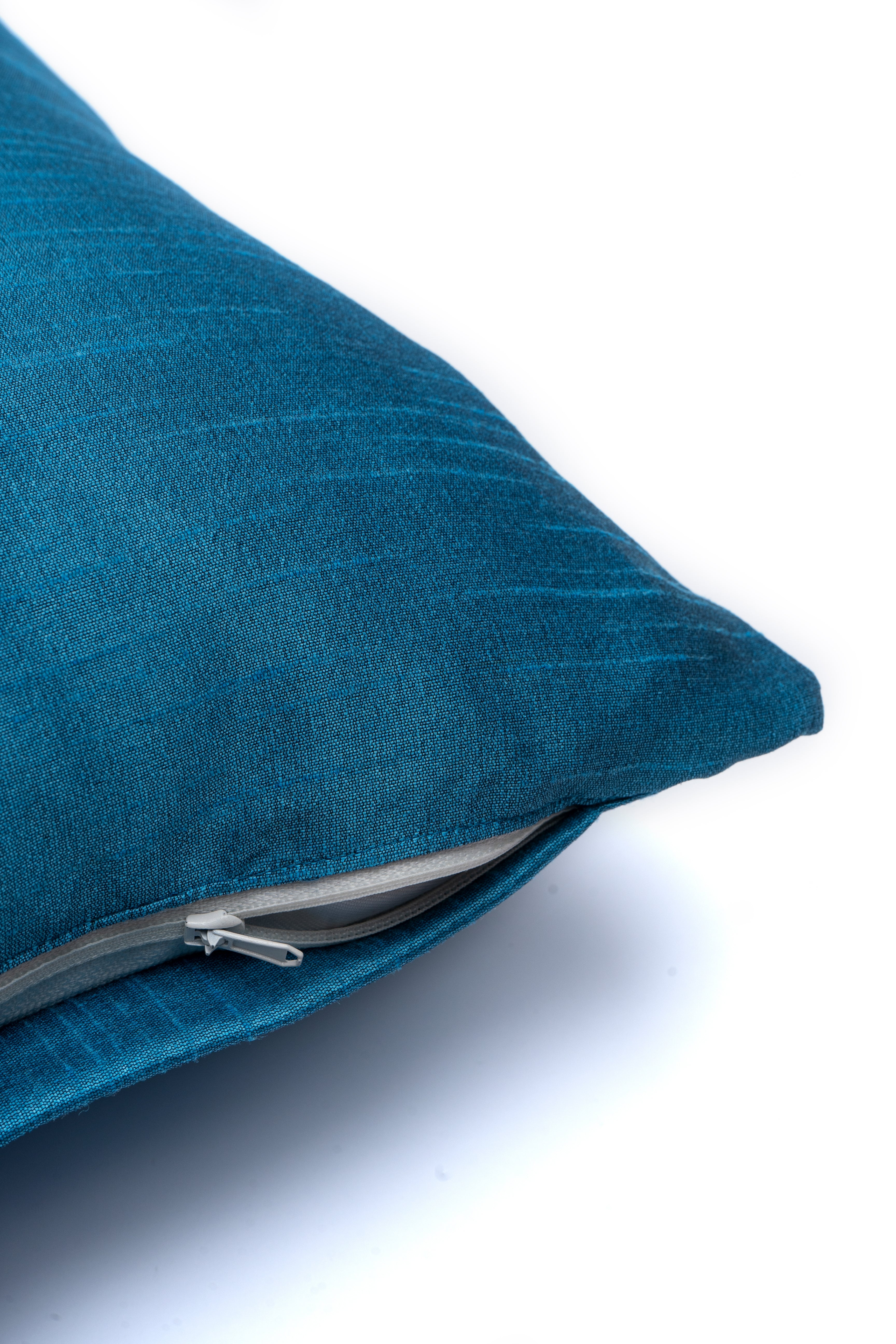 Blue Plain Cushion Cover