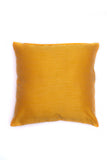 Yellow Plain Cushion Cover
