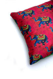 Tropical Elephant Print Cushion Cover