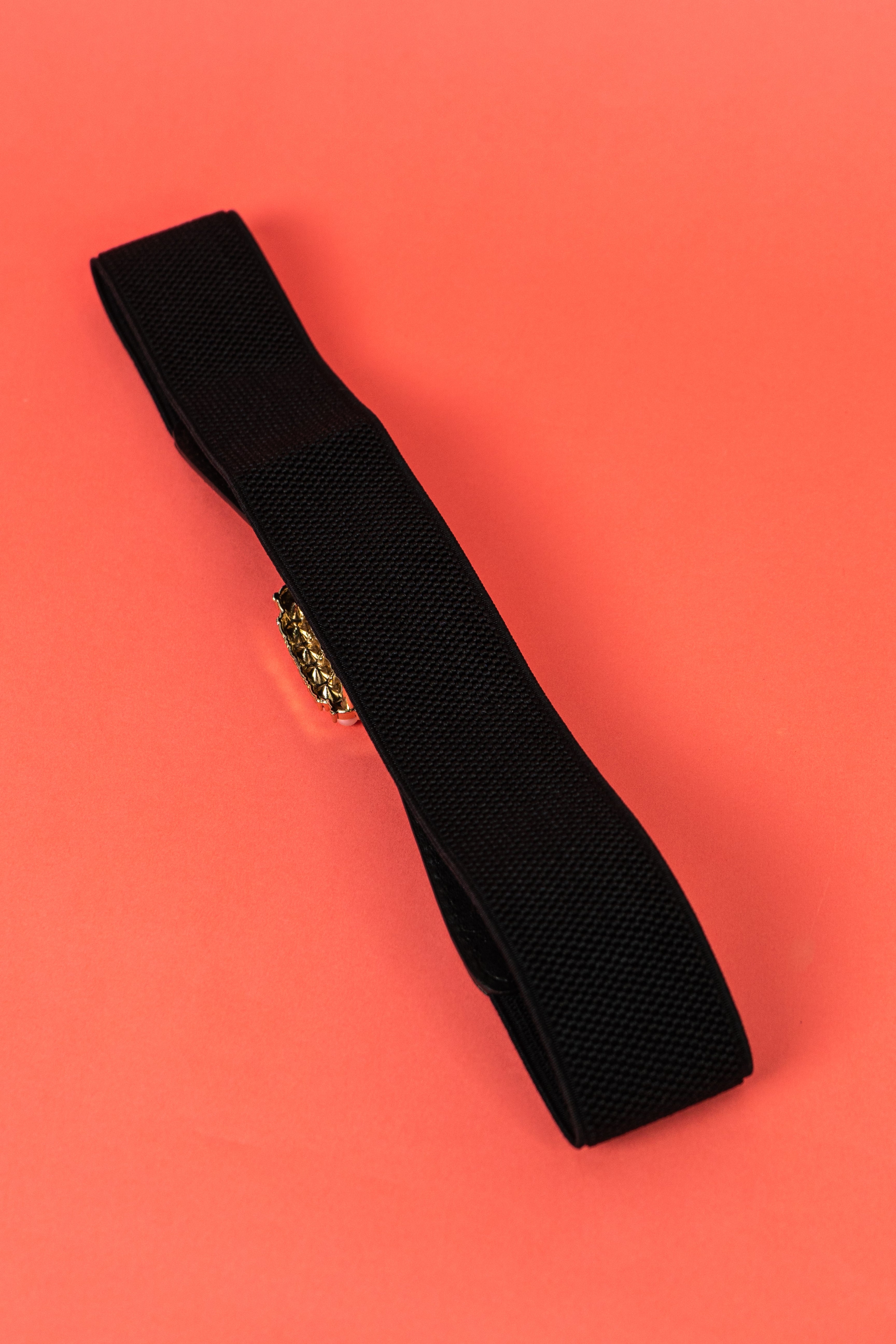 Black pearl western waist belt