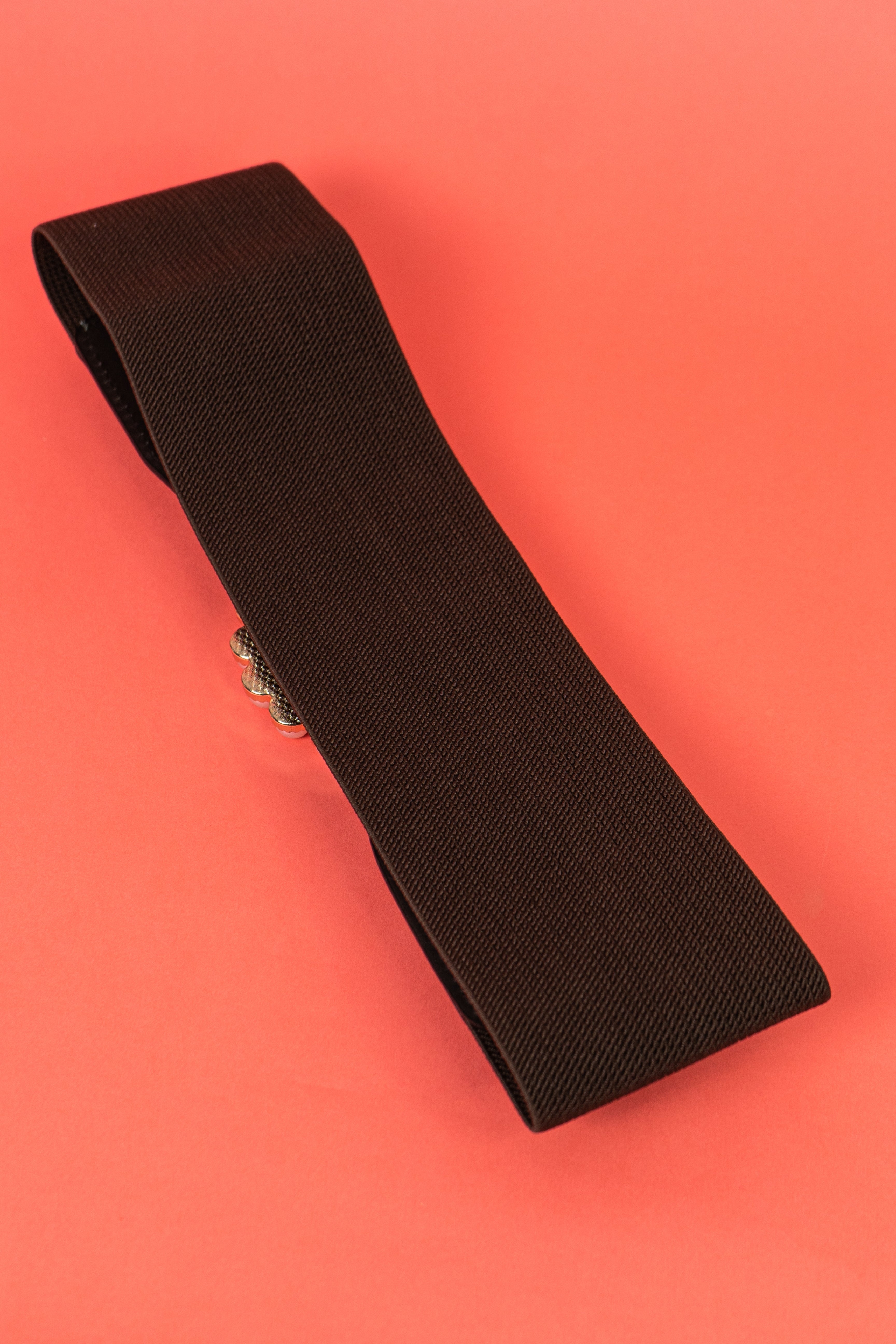 Brown pearl western waist belt