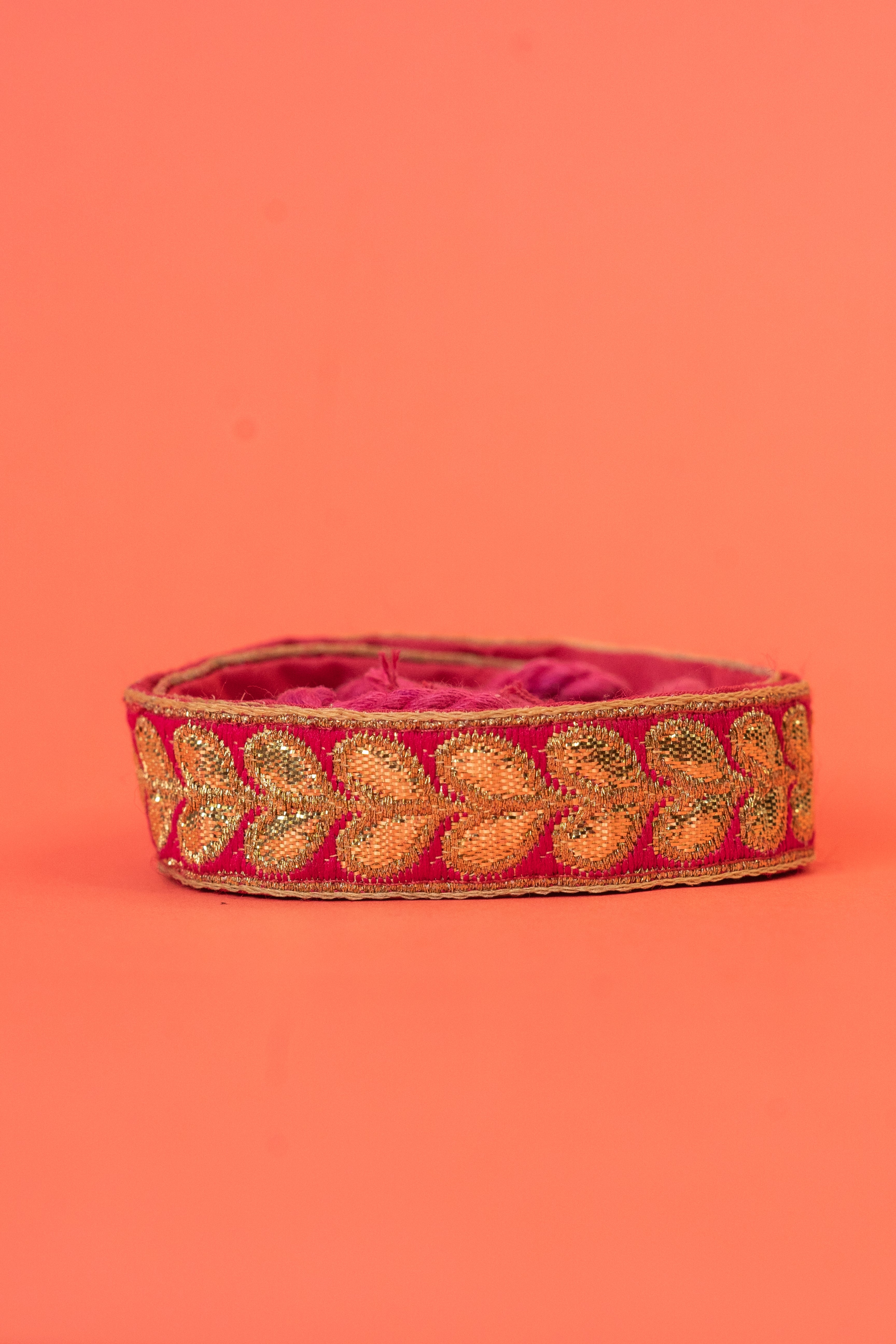 Pink Gotta Patti Traditional Belt