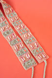 Mirror & Shells hand embroidered waist belt