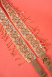 Embroidered Pearls and Swarovski Crystals Waist Belt