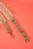 Peach beaded handcrafted waist belt