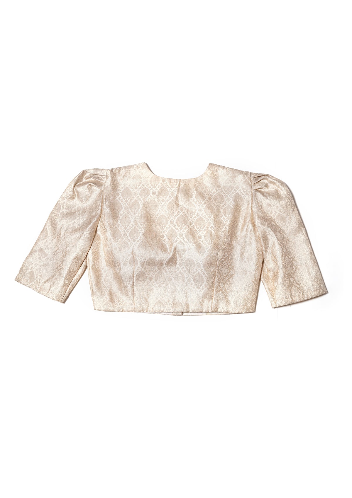 Ivory Puff Sleeves Blouse