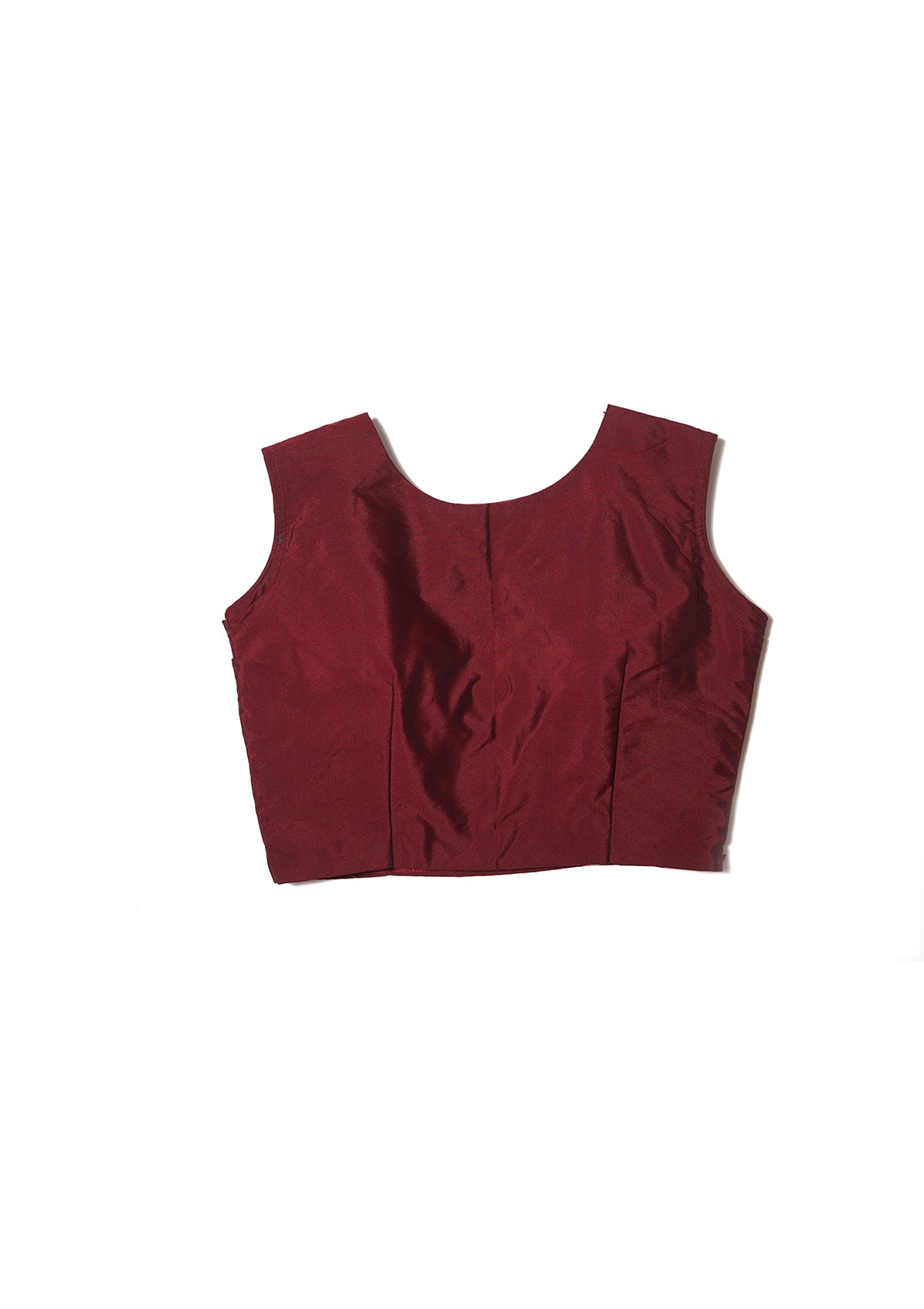 Maroon Hand Embroidered Blouse