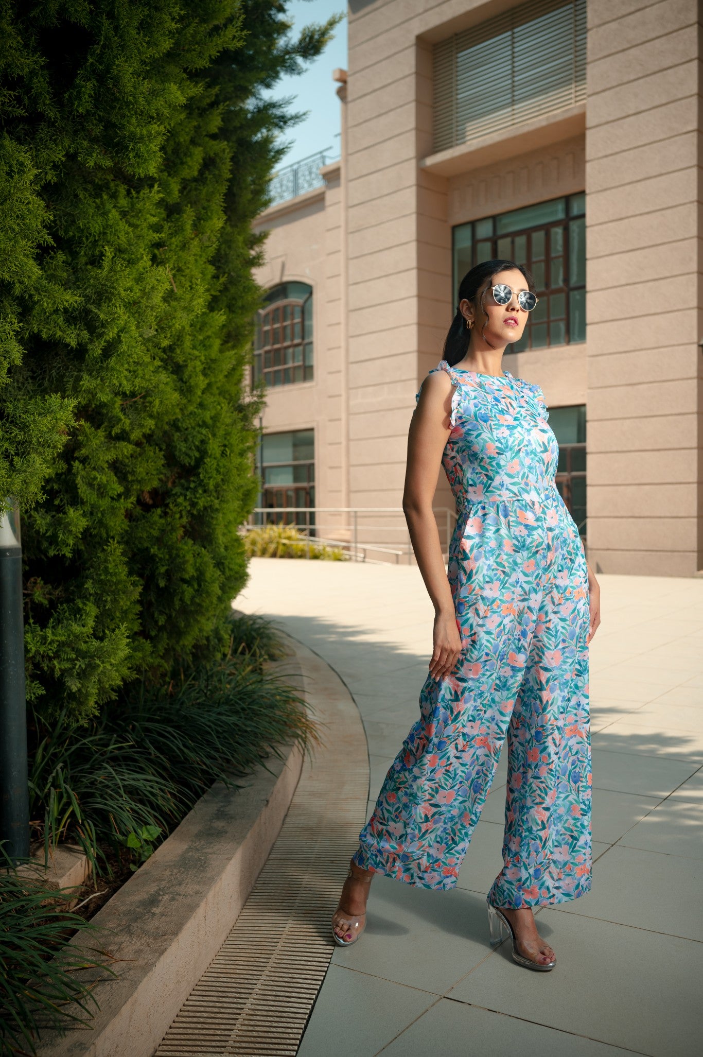 Floral Printed Jumpsuit