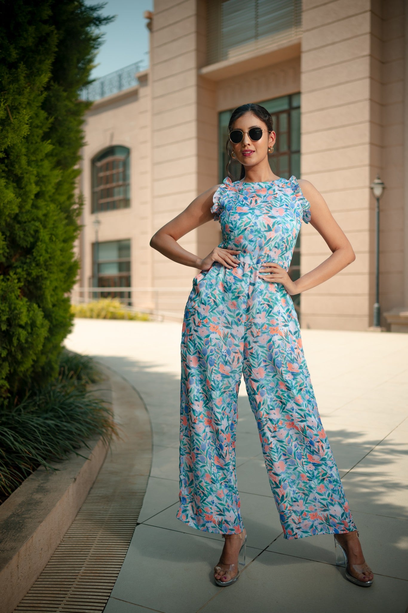 Floral Printed Jumpsuit