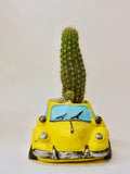 Car Planter in Lemon Yellow Color