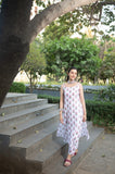 White Floral Kurta Set