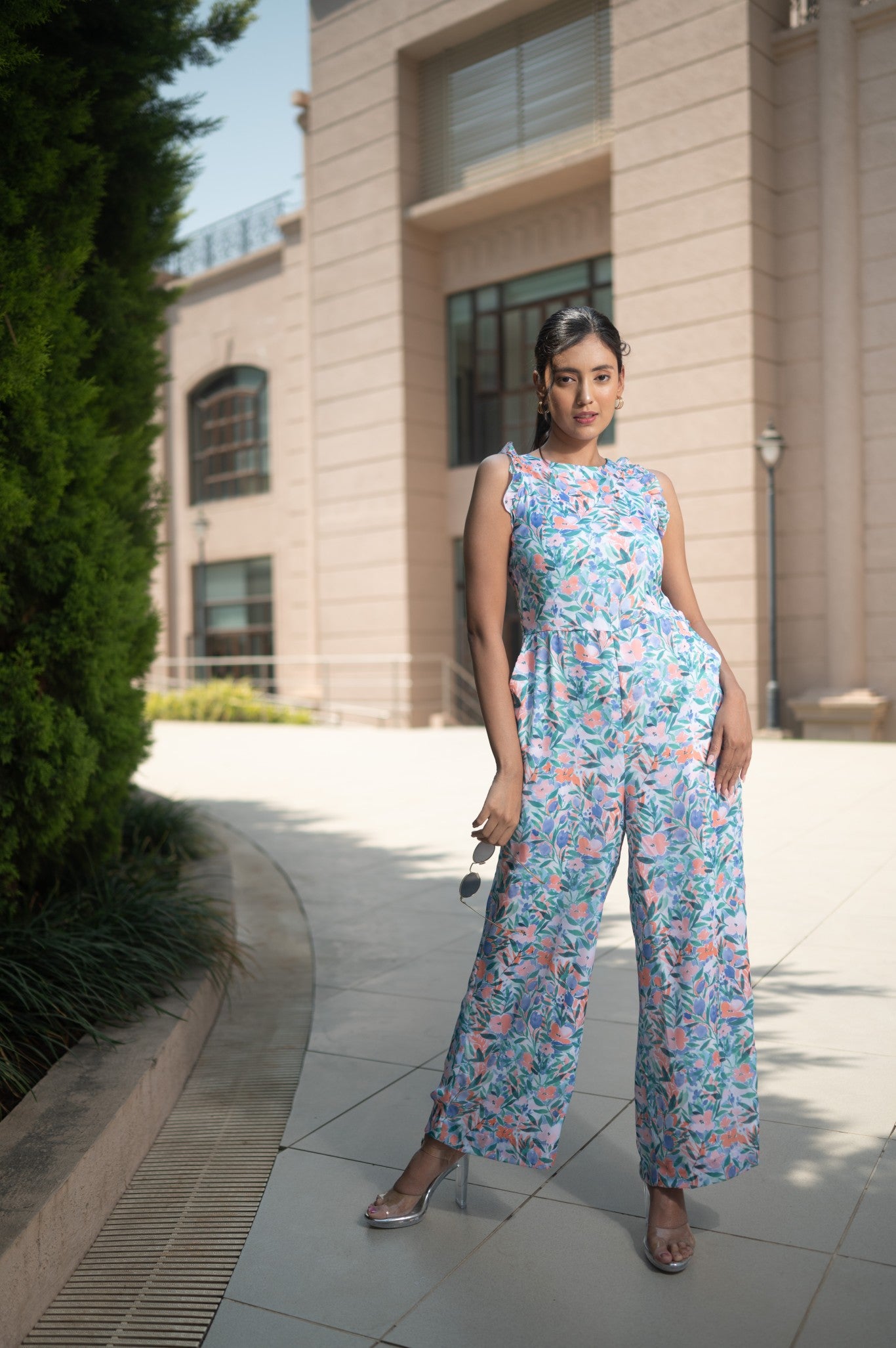 Floral Printed Jumpsuit