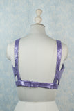 Lavender sequins blouse