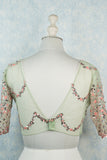 Green Sequins blouse