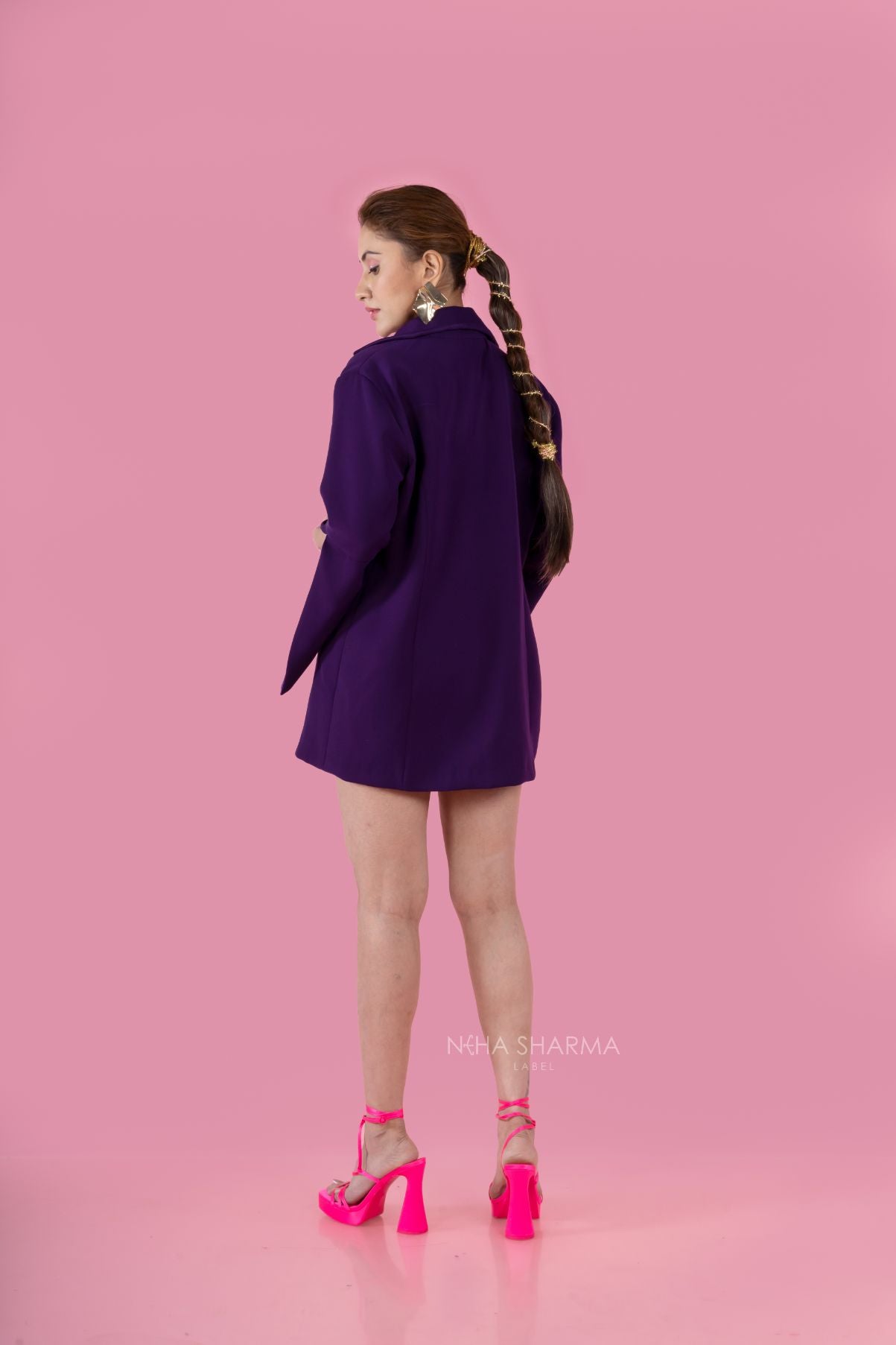 Purple Designer Blazer