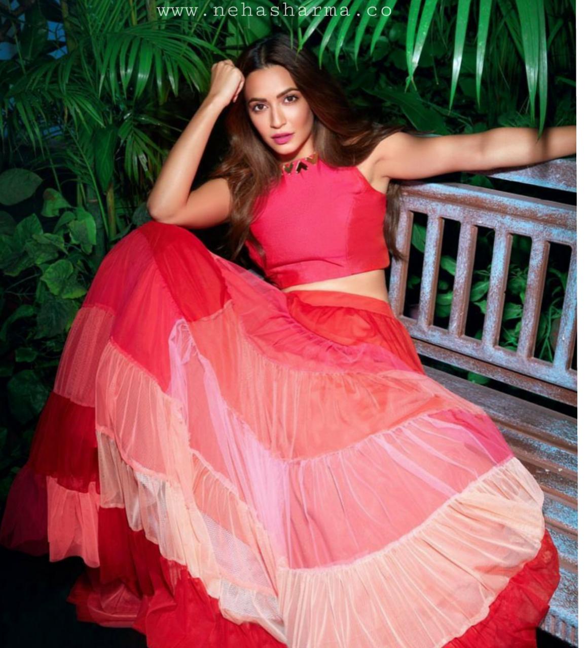 Shades of Red Lehenga Set